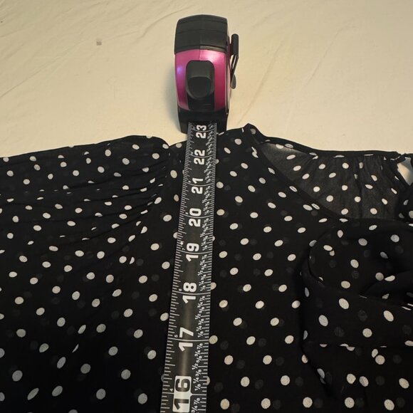 J.Crew Puff-Sleeve Neck-Tie Chiffon Top – Size XL - 0114 - Picture 5 of 10